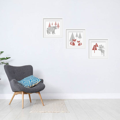 Poster-Set "Scandi" mit cozy Sessel