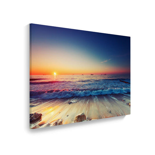 Canvasbild "Sonnenaufgang am Meer"