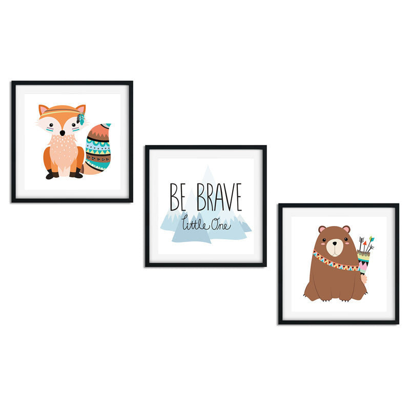 Poster-Set "Be Brave" Hauptansicht