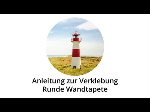 Guide Wandaufkleber Anbringung